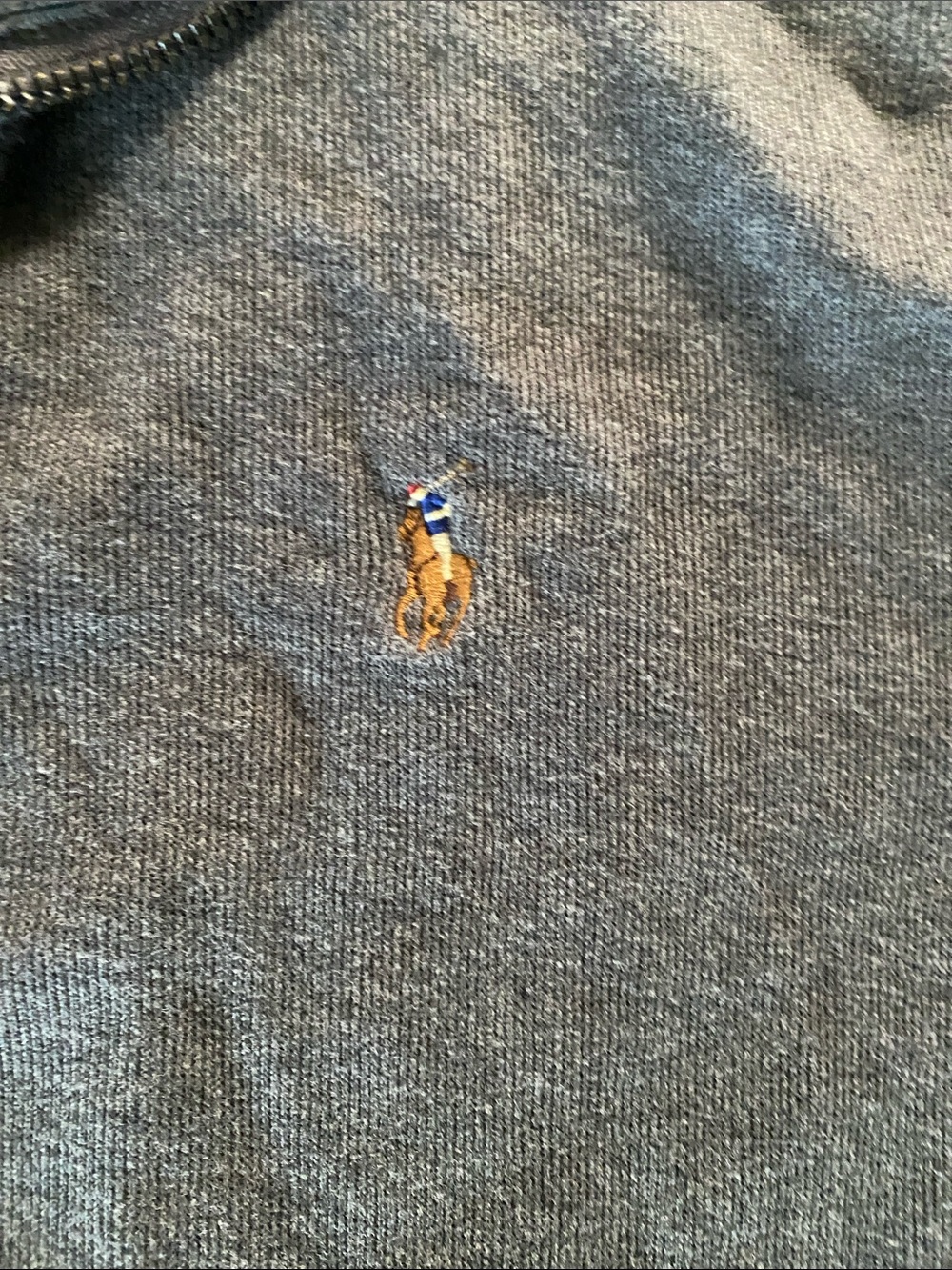 Polo by Ralph Lauren Gray Quarter-Zip Pullover - Picture 2 of 3